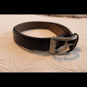 100% leather Hugo Boss belt in dark brown